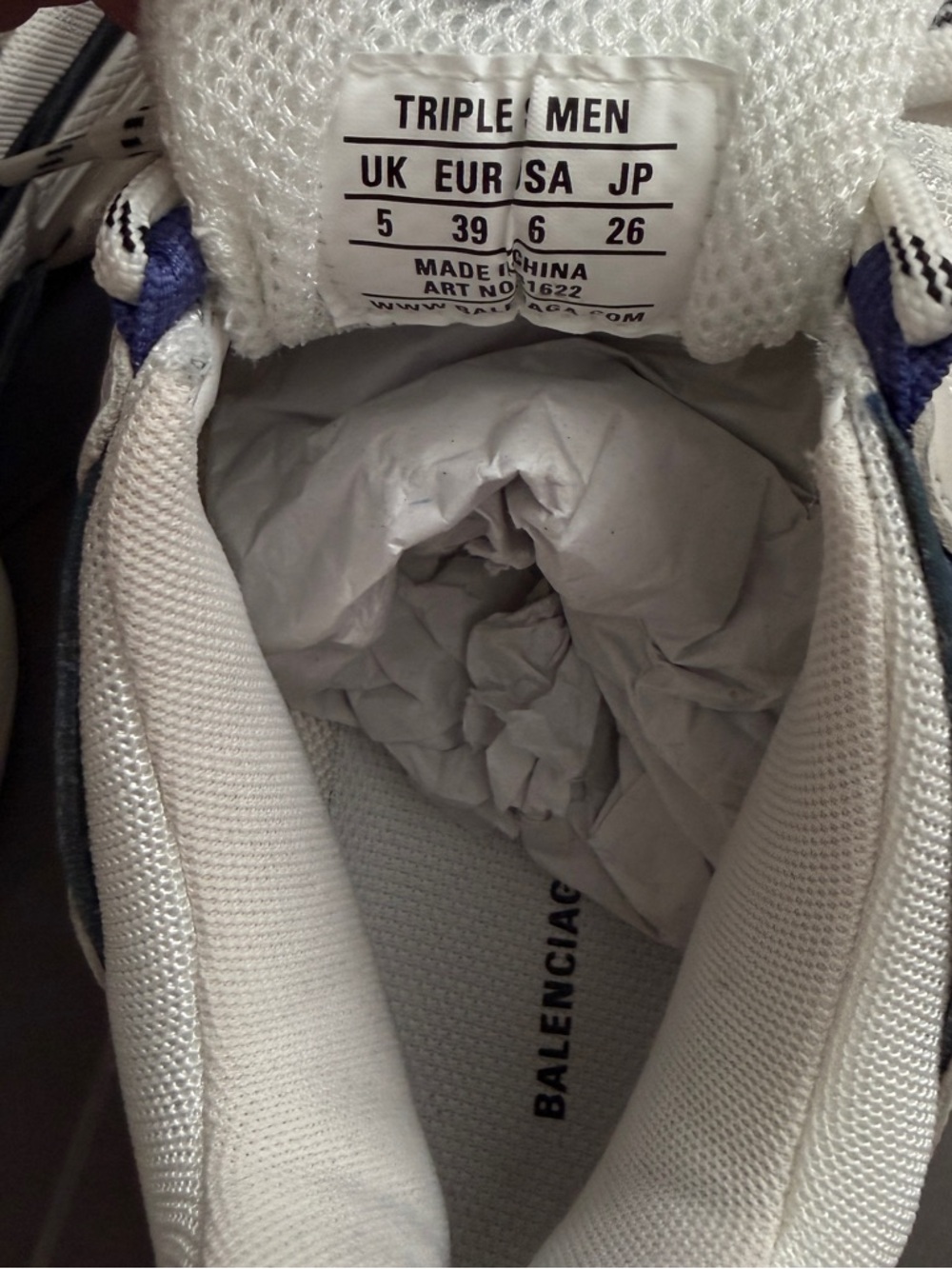 Balenciaga White Sneakers m 6/w 7.5 - Picture 4 of 7